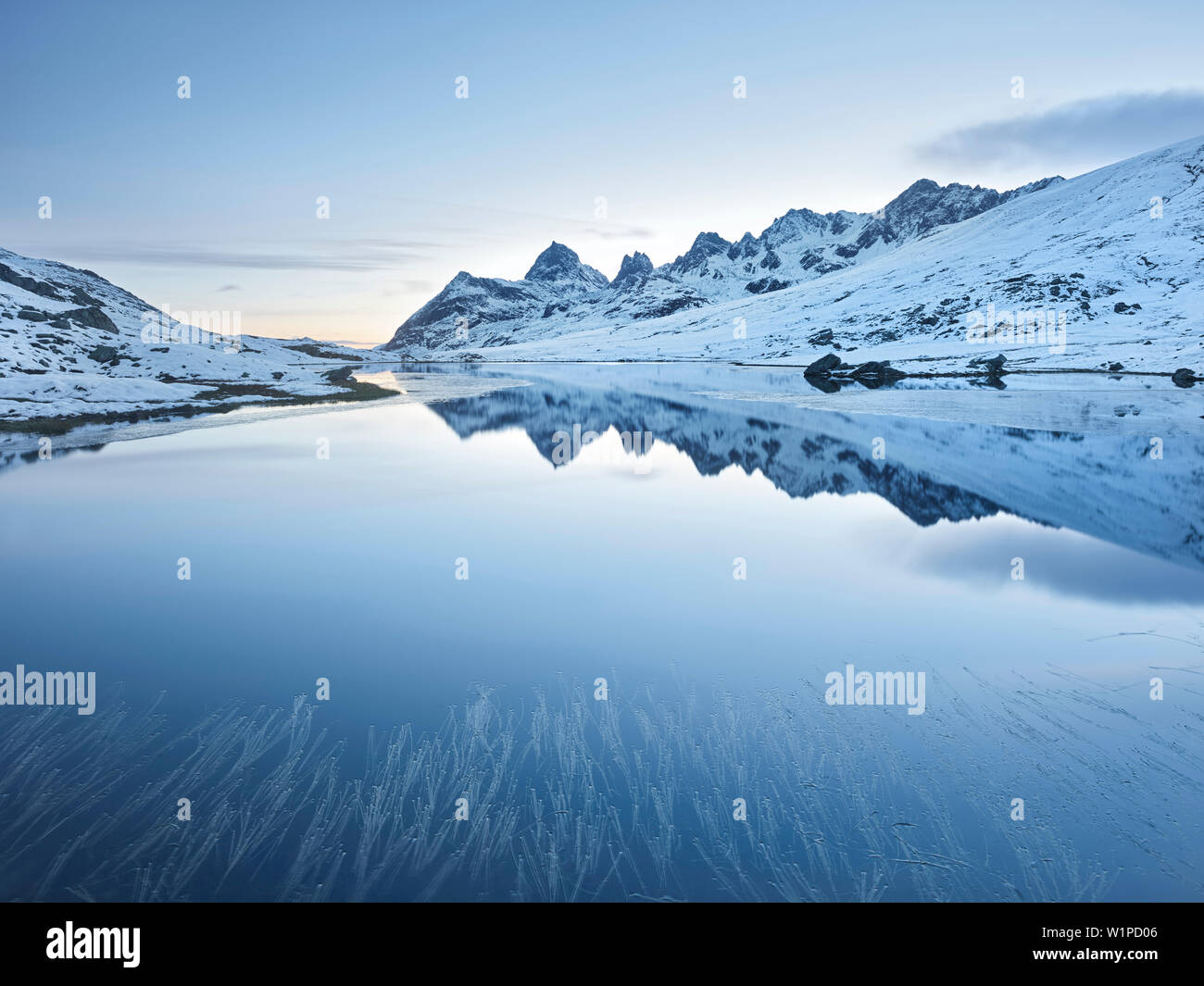 Scheid Seen, Patt Riol, Verwallgruppe, Tirol, Österreich Stockfoto