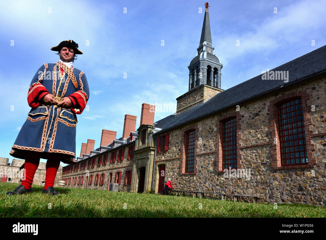 Festung Louisbourg, Atlantikküste, Nova Scotia, Kanada Stockfoto