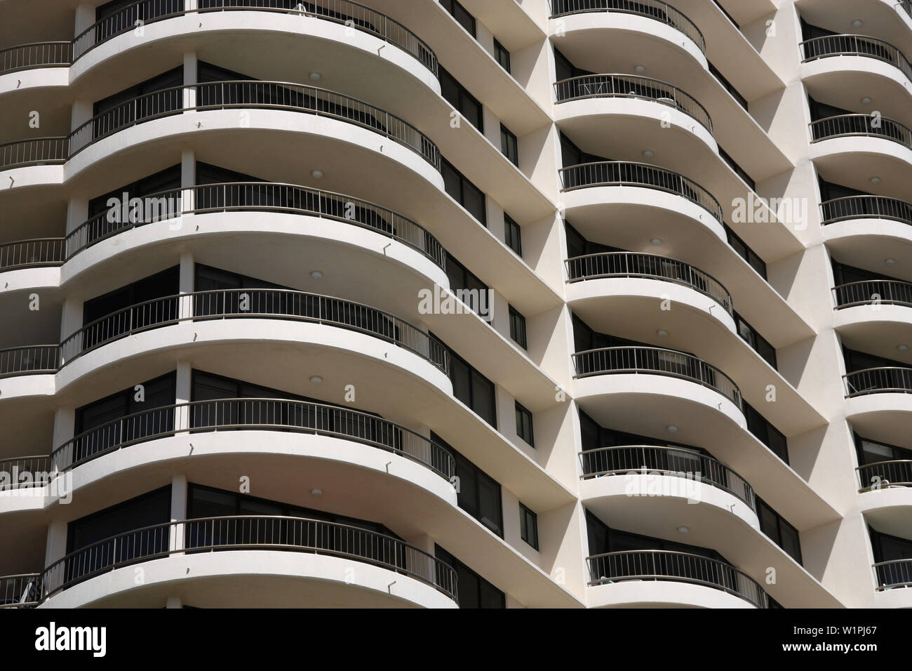 Architektur Hintergrund - generische Mehrfamilienhaus in Gold Coast, Australien Stockfoto