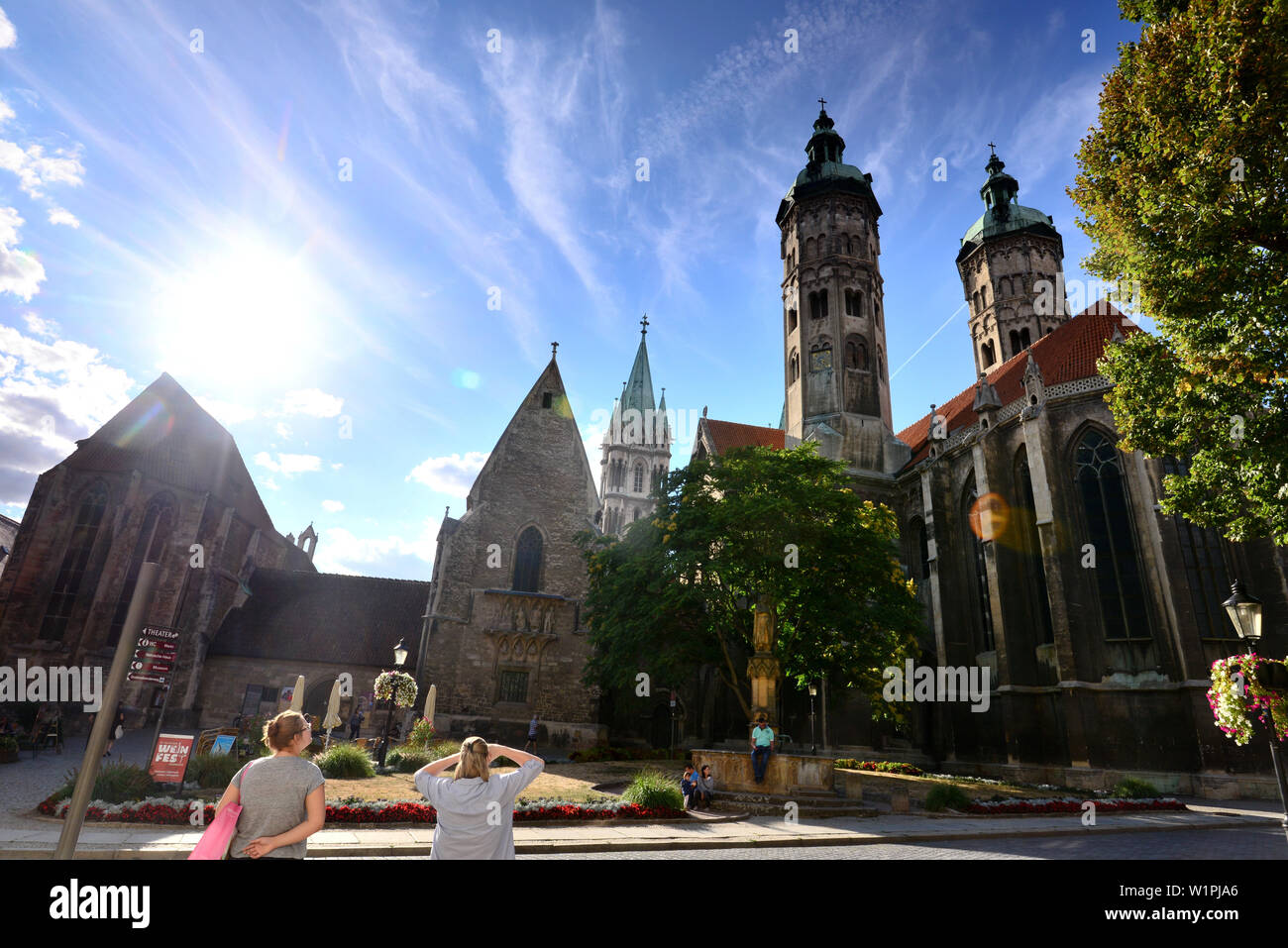 UNESCO-Welterbe Dom St. Peter und Paul, Naumburg, Sachsen-Anhalt, Eastgermany, Deutschland Stockfoto