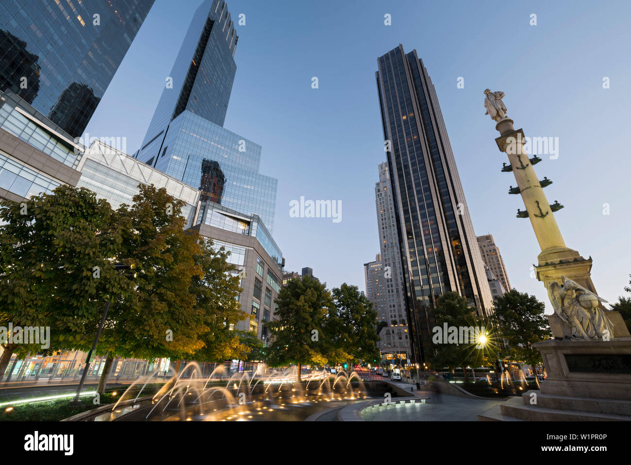 Time Warner Center, Columbus Circle, Manhattan, New York City, New York, USA Stockfoto