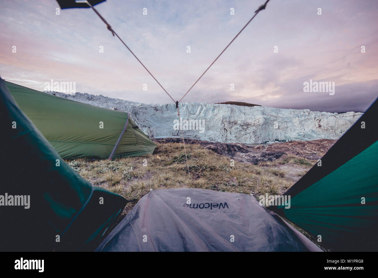 Russel Gletscher, Grönland, Dänemark, Europa Stockfoto