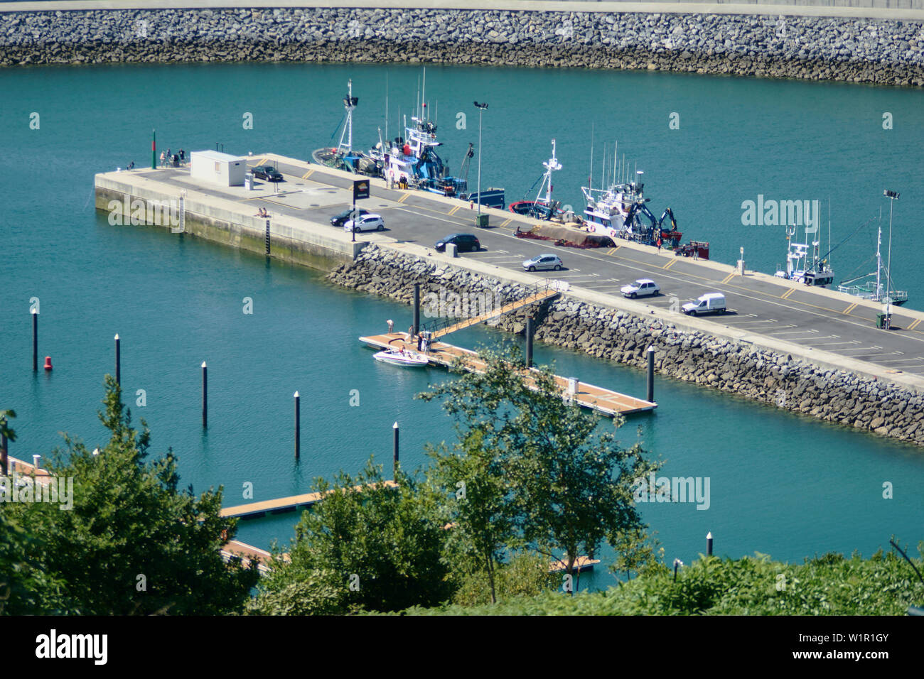 Hafen von Laredo Stockfoto