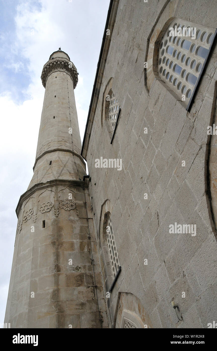 Sisman Ibrahim - eingetaucht Moschee, Počitelj, Bosnien und Herzegowina, Bosna i Hercegovina Stockfoto