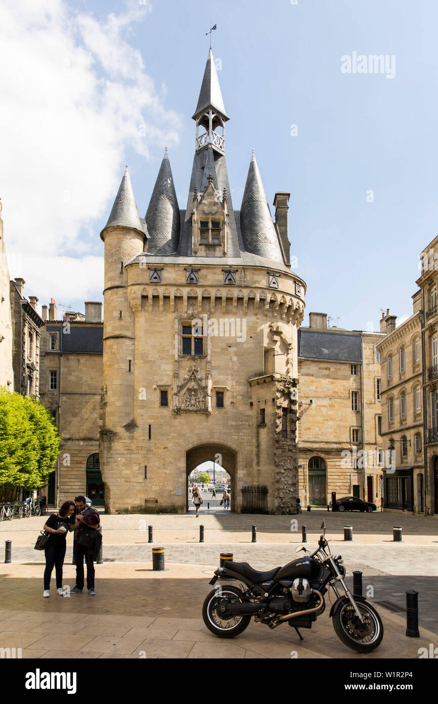 "Die Porte Cailhau'' oder ''Porte du Palais'' City Gate' Stockfoto