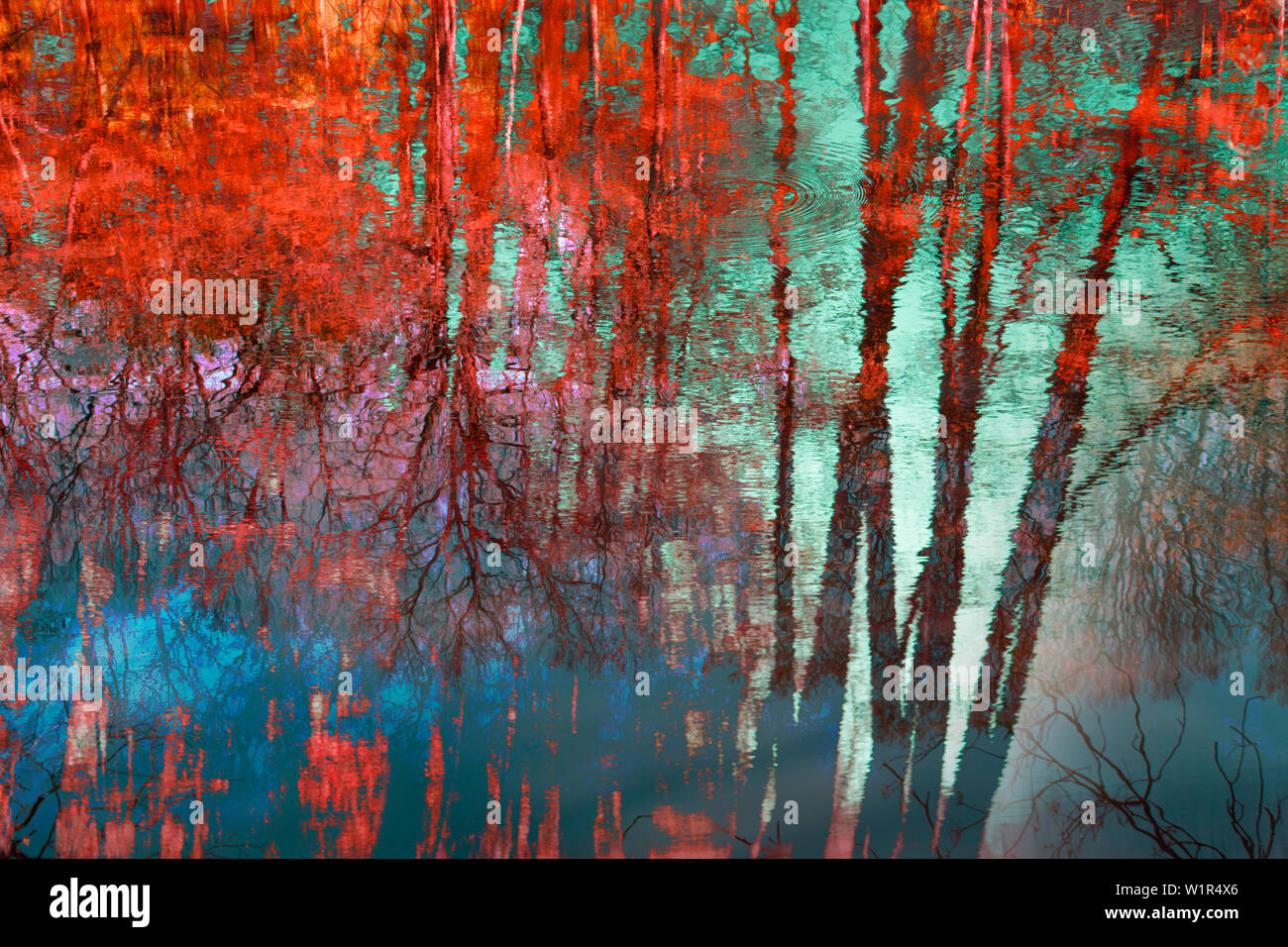Schönen Herbst künstlerischen Hintergrund Stockfoto