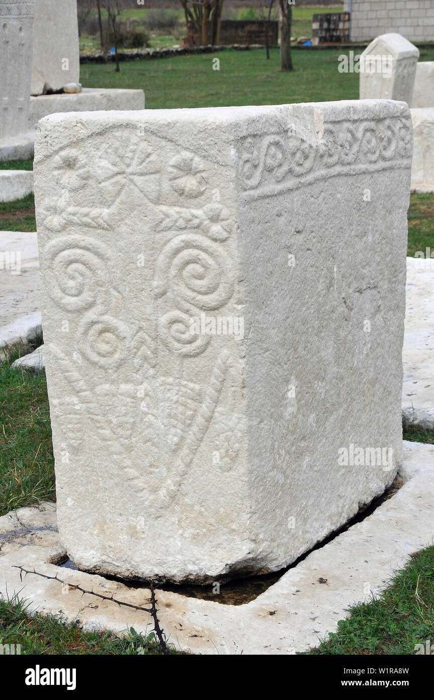 Radimlja Nekropole, Bosnien und Herzegowina, Bosna i Hercegovina Stockfoto