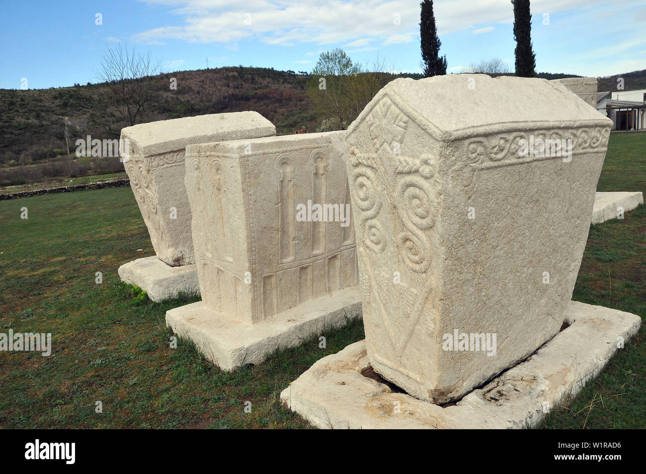 Radimlja Nekropole, Bosnien und Herzegowina, Bosna i Hercegovina Stockfoto