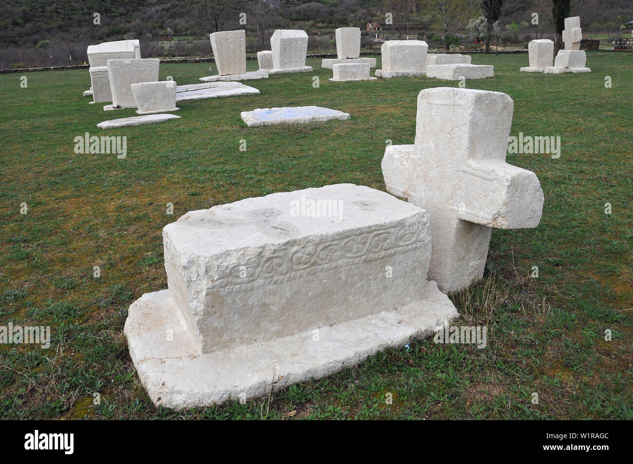 Radimlja Nekropole, Bosnien und Herzegowina, Bosna i Hercegovina Stockfoto