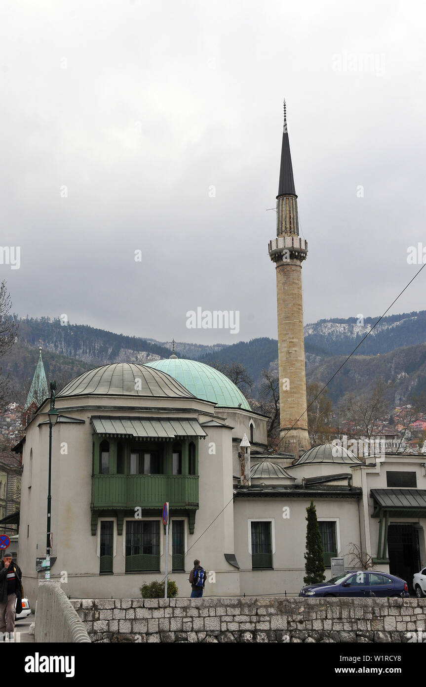 Moschee, Sarajevo, Bosnien und Herzegowina, Bosna i Hercegovina Stockfoto