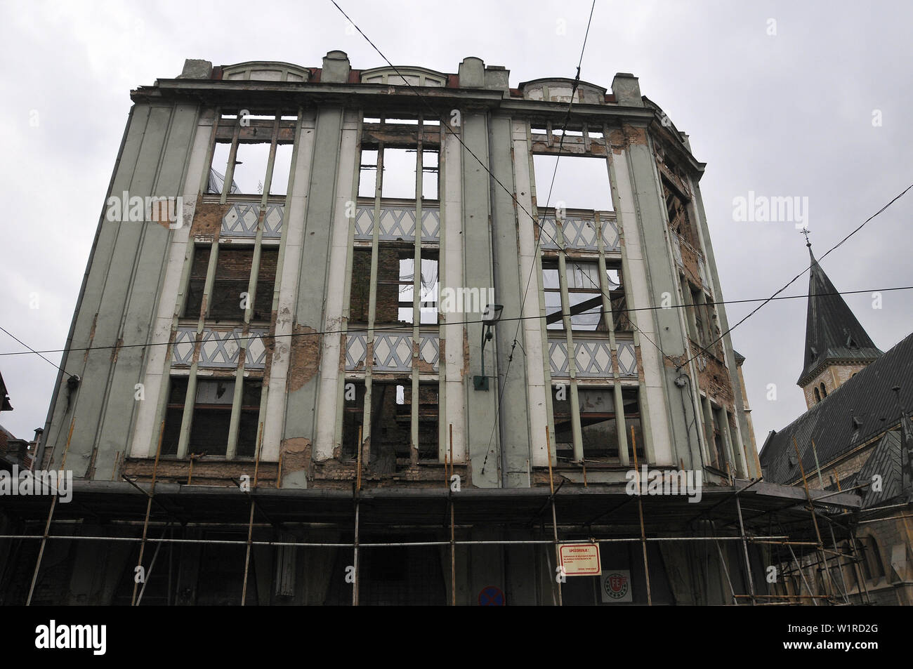 Ruine, Sarajevo, Bosnien und Herzegowina, Bosna i Hercegovina Stockfoto