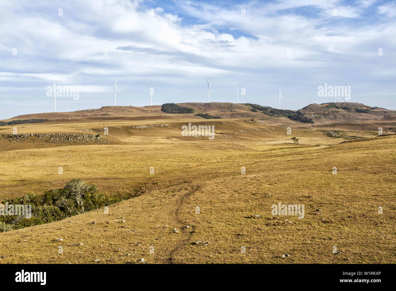 Bom Jardim Da Serra, Santa Catarina, Brasilien. 20. Juli 2018. Ein Blick auf die Bom Jardim Da Serra Windpark auf der Oberseite des Rio do Rastro Berge Credit: Ricardo Ribas/SOPA Images/ZUMA Draht/Alamy leben Nachrichten Stockfoto