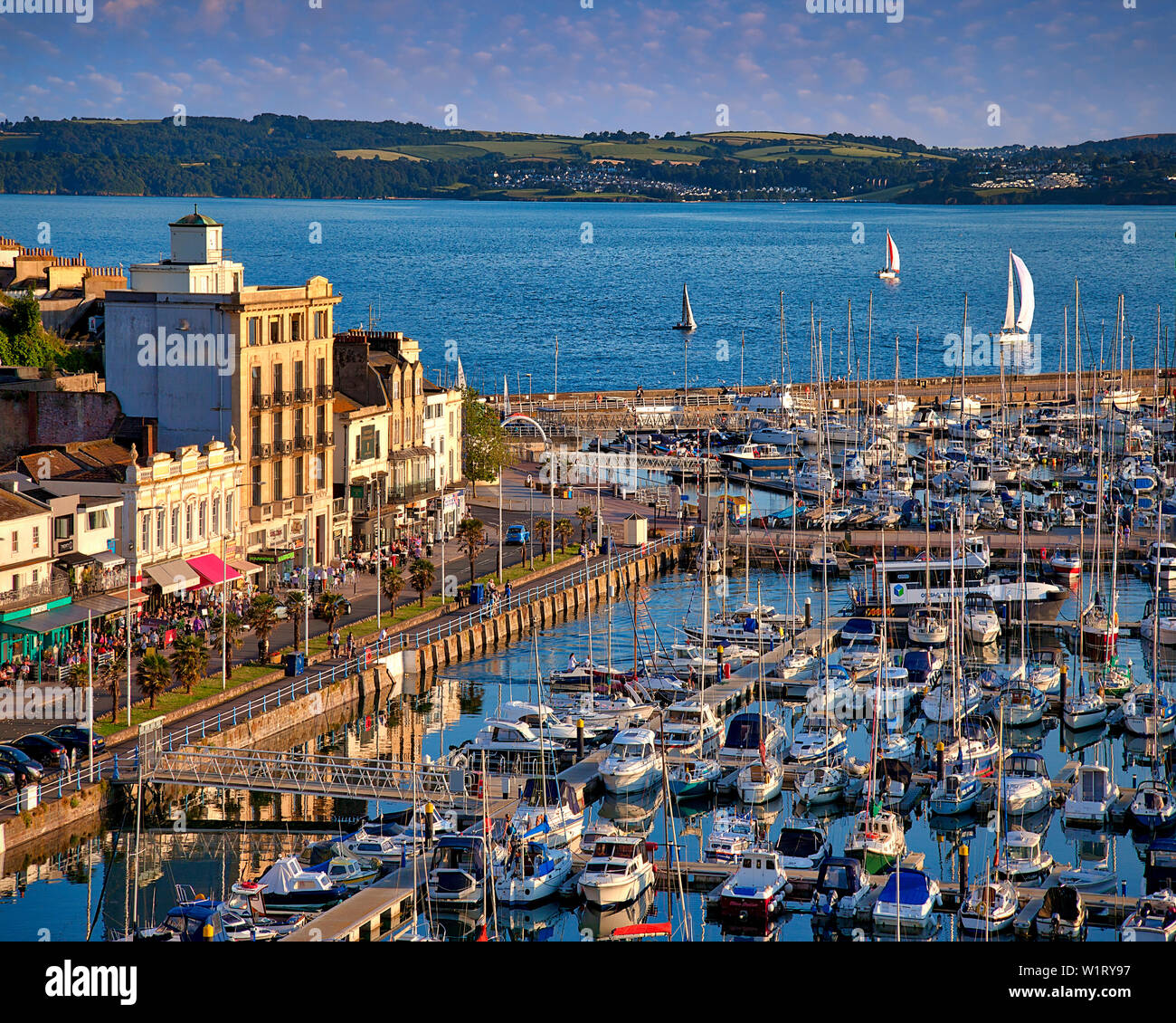 GB - DEVON: Torquay Hafen Stockfoto
