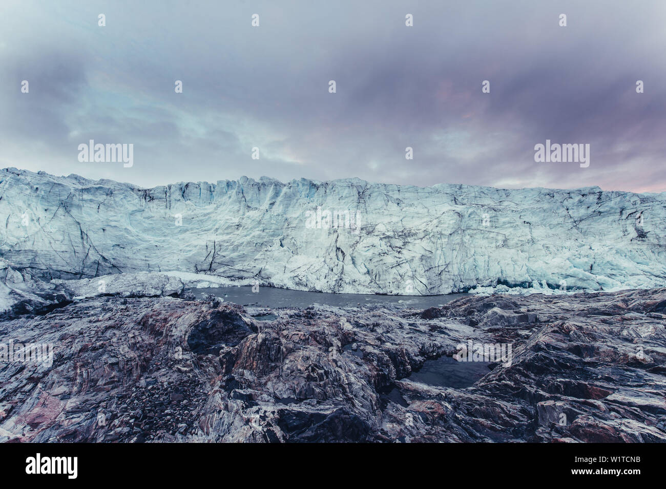 Russel Gletscher, Grönland, Dänemark, Europa Stockfoto