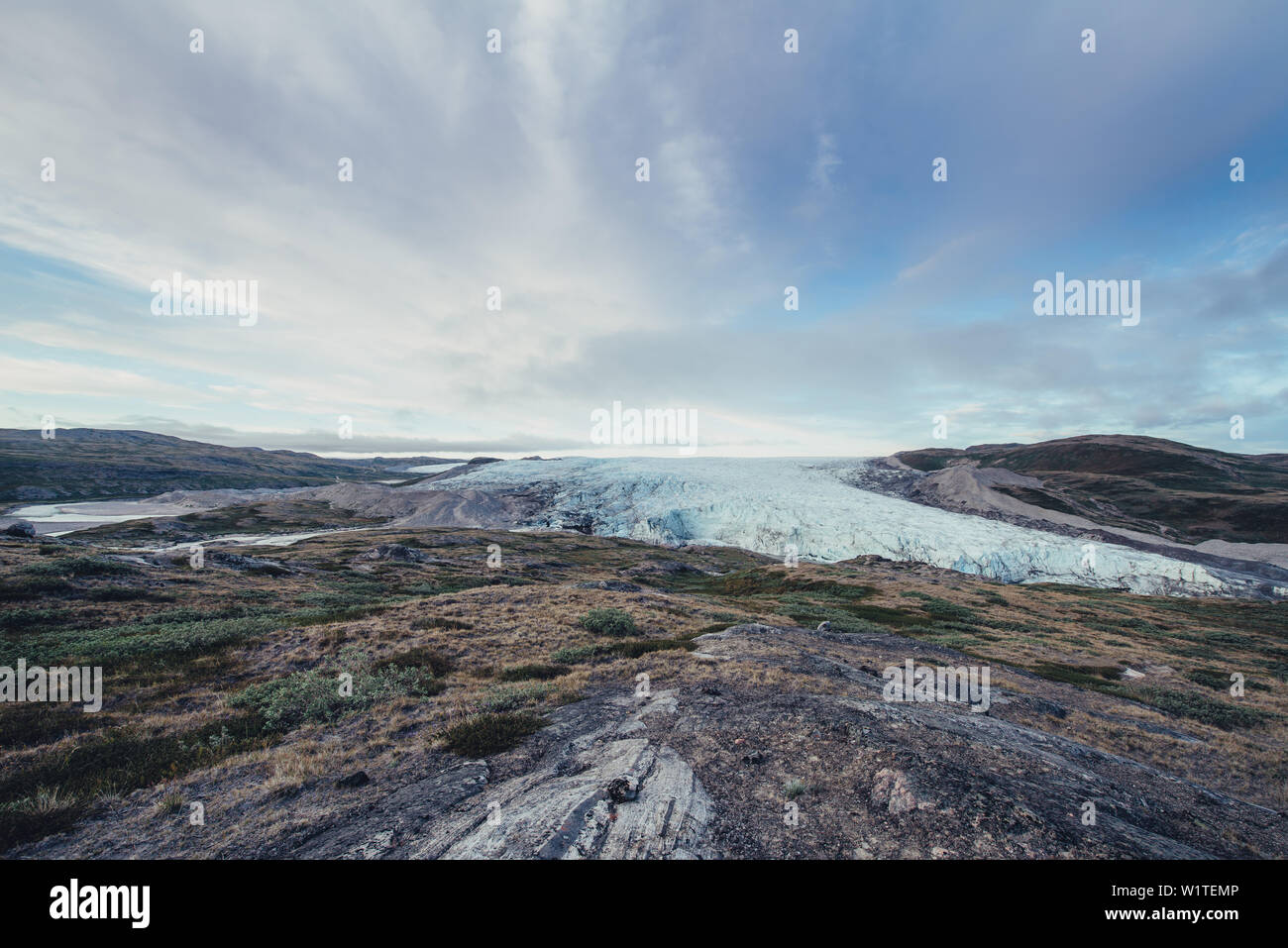 Russel Gletscher, Grönland, Dänemark, Europa Stockfoto