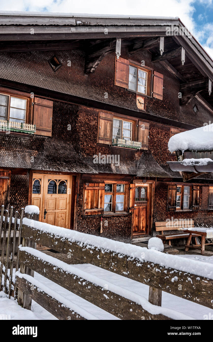 Alte Holzhaus Fischen Langenwang Illertal Hoernerdoerfer