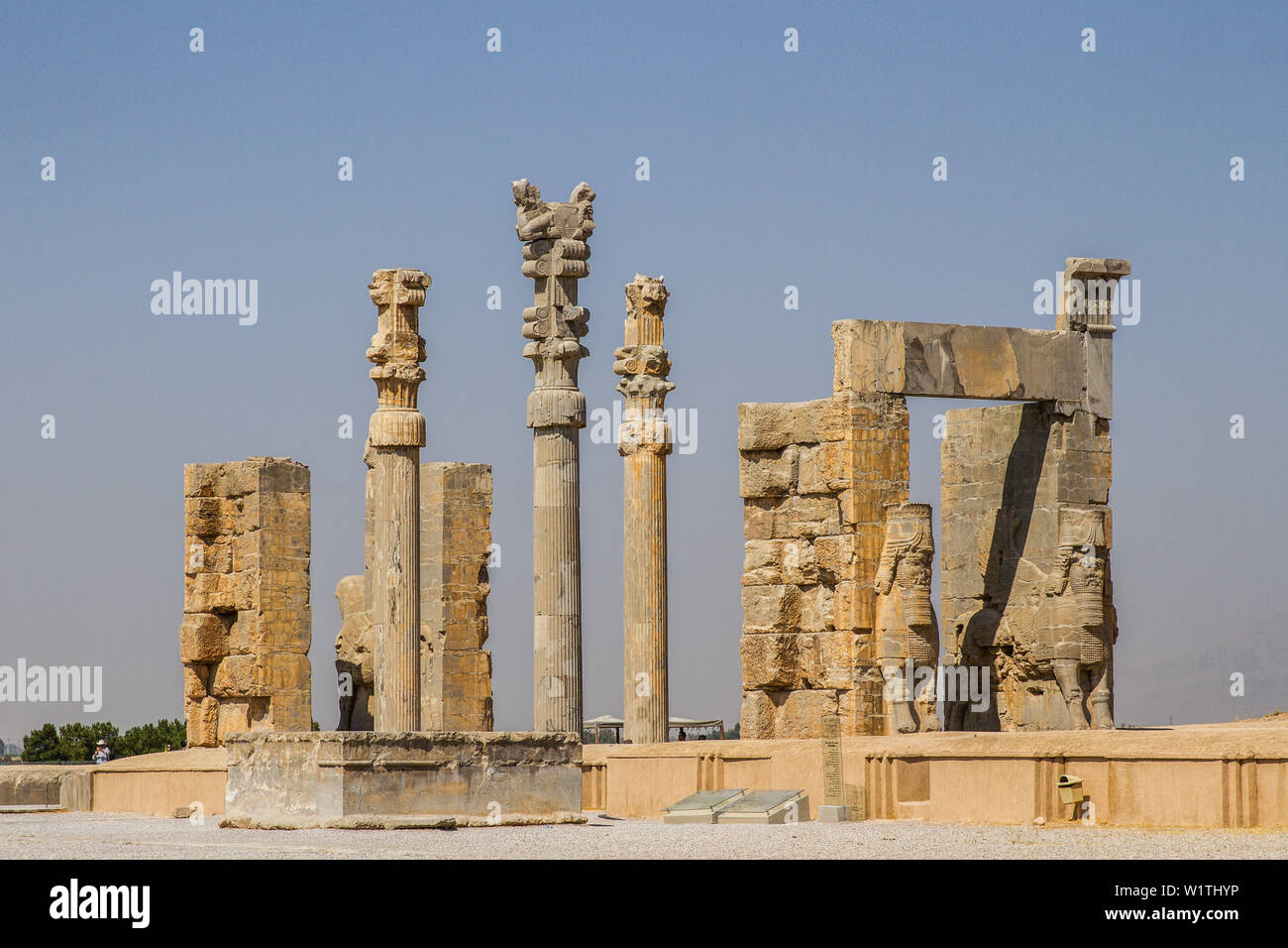 Antike Stadt Persepolis, Iran, Asien Stockfoto