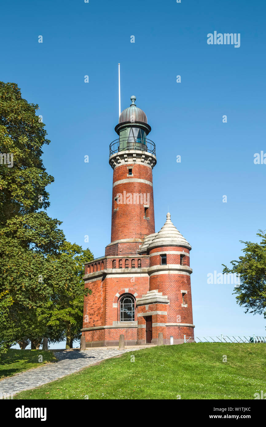 Leuchtturm Holtenau, Kiel, Ostsee, Schleswig-Holstein, Deutschland Stockfoto