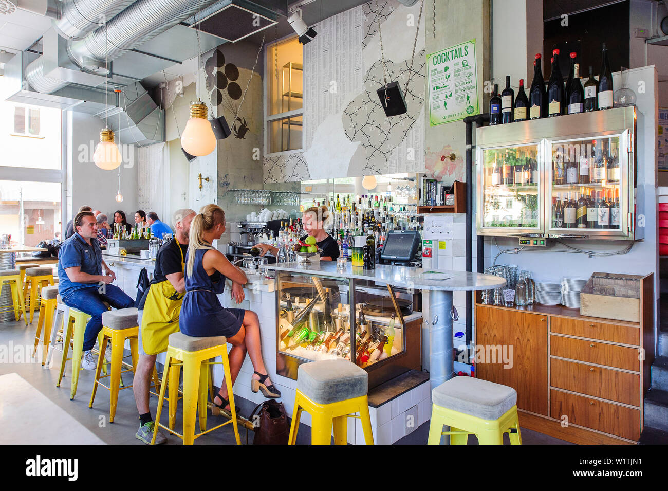 Pub Urban Deli AB SOFO, Stockholm, Schweden Stockfoto
