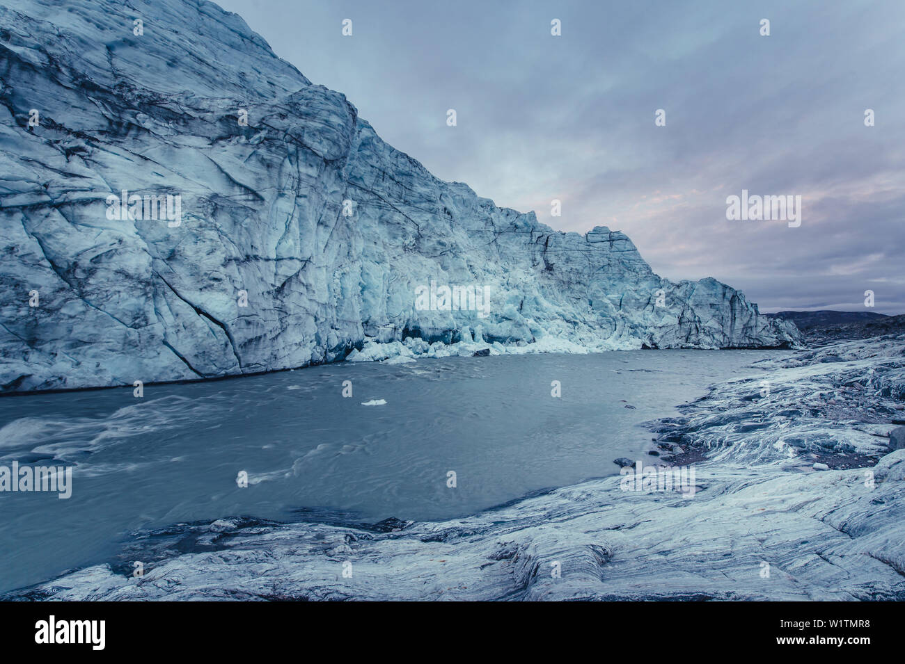Russel Gletscher, Grönland, Dänemark, Europa Stockfoto