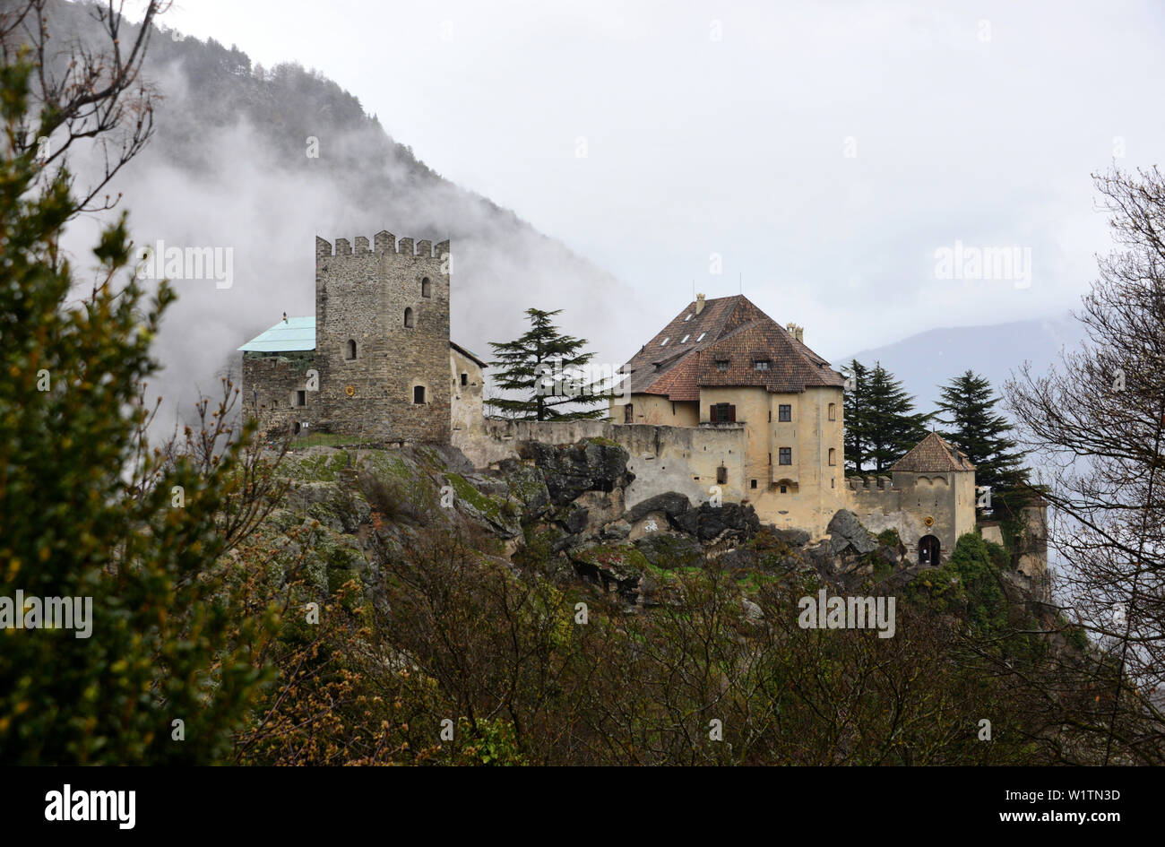 Reinhold Messners Schloss Juval, Vinschgau, Südtirol, Italien Stockfoto