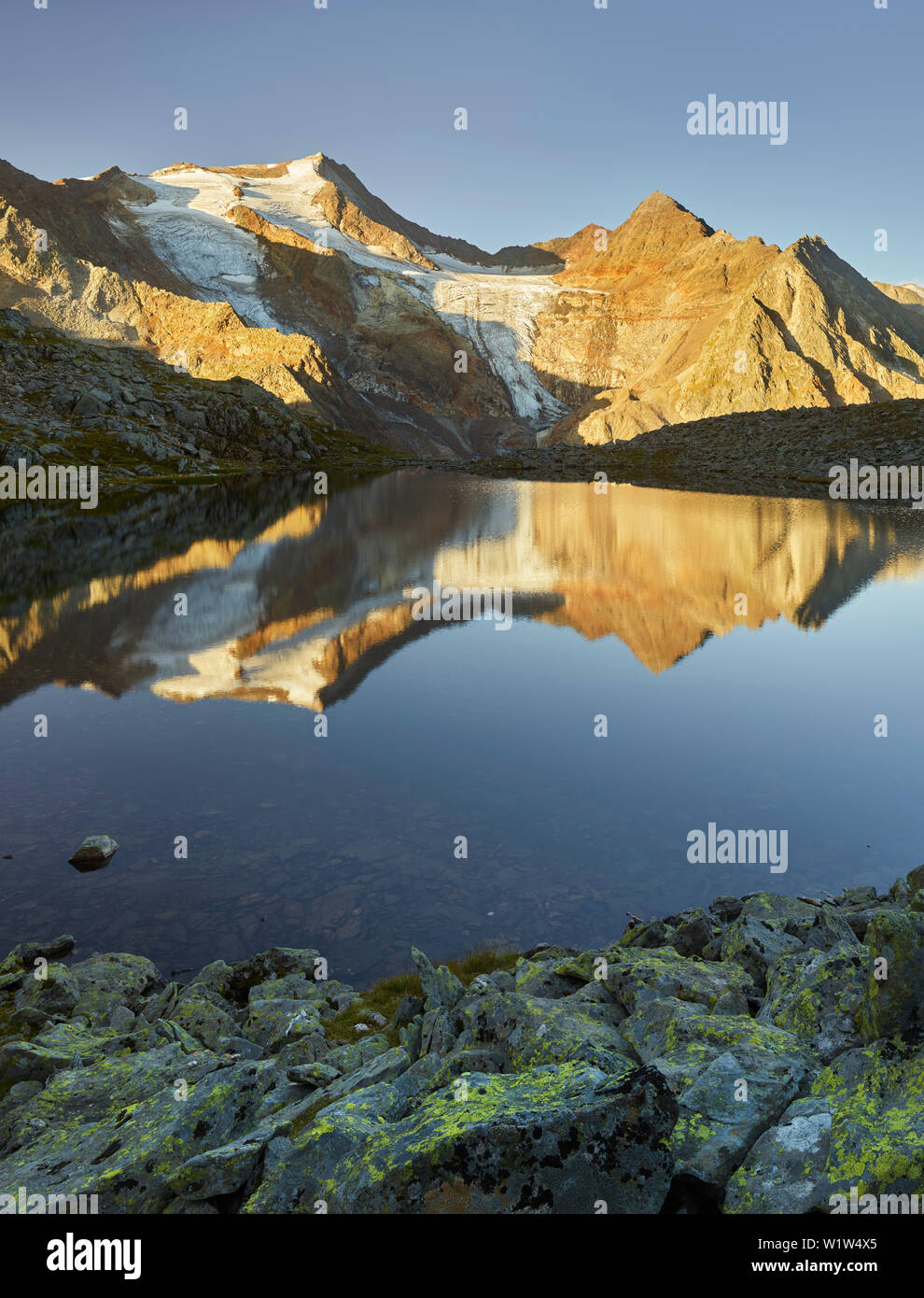 Wilder Freiger, Grünau, Stubaier Alpen, Tirol, Österreich Stockfoto