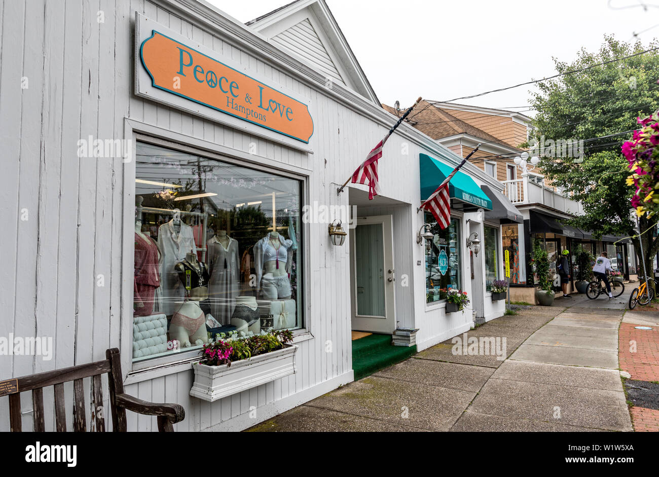 Lokalen Baustil in Moriches West Hampton Long Island New York, USA Stockfoto