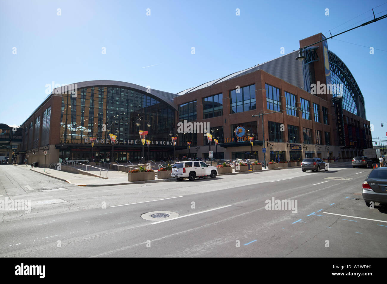 Stadion Bankers Life Fieldhouse Indianapolis Indiana USA Stockfoto
