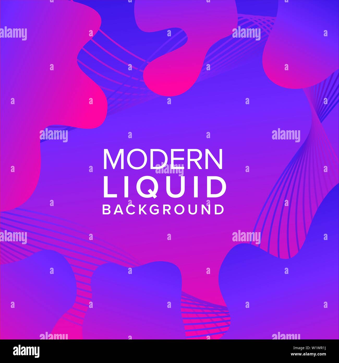 Flüssig Farbe Hintergrund Design mit modischen Formen Komposition. Futuristisches Design Hintergrund für Banner Titelbild Stock Vektor