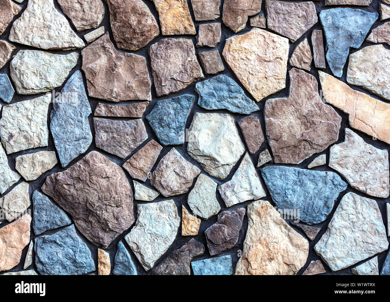 In der Nähe der bunten Stein mauer bei Haines in Alaska Stockfoto