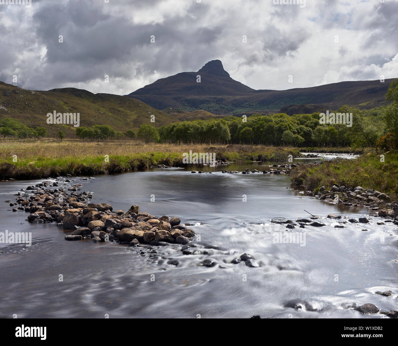 Stac Pollaidh, Inverpolly, Wester Ross, Highland, Schottland Stockfoto
