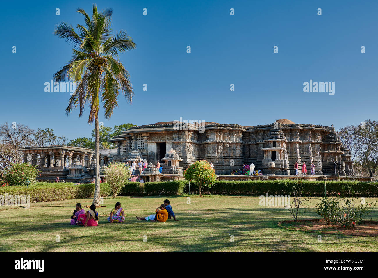 Halebid Hoysaleswara Jain Tempel, Dwarasamudra (Tor zur See), Halebidu, Hassan, Karnataka, Indien Stockfoto