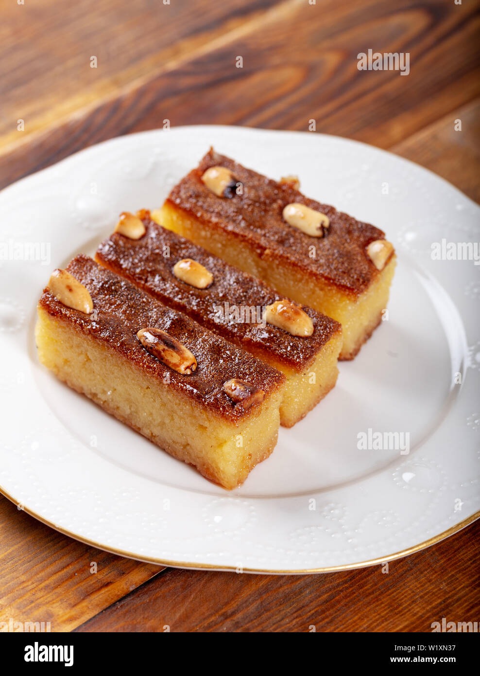 Türkisches Dessert Sambali, Sambaba oder Damaskus Stockfoto