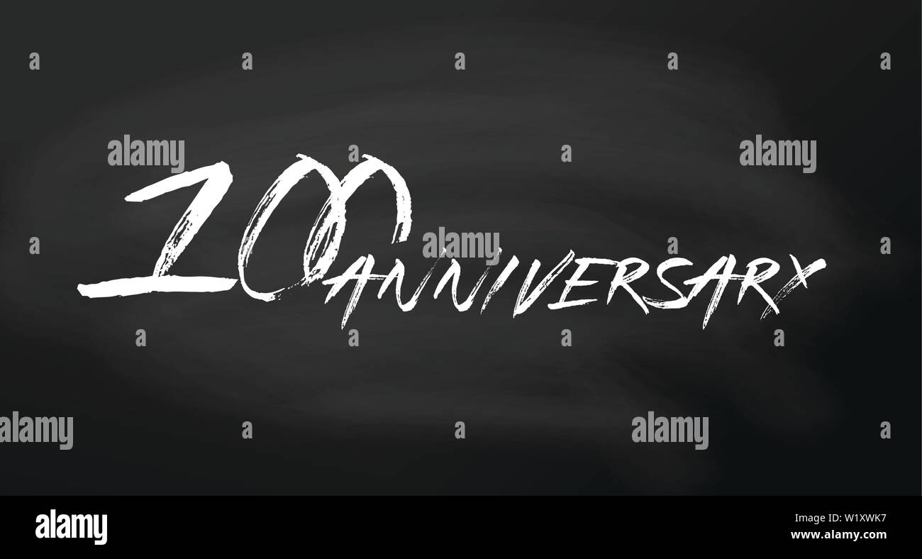 100-jähriges Jubiläum logo Konzept. 100 Jahre geburtstag Symbol. Isolierte goldenen Zahlen auf schiefertafel Hintergrund. Vector Illustration. EPS 10. Stock Vektor