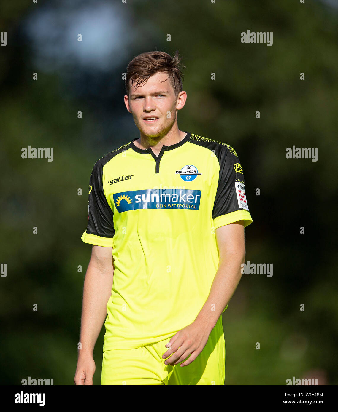 Luca KILIAN (PB) Soccer Free übereinstimmen, VfB Salzkotten (Salz) - SC Paderborn 07 (PB) 0:20, 03/07/2019 in Salzkotten/Deutschland. € | Nutzung weltweit Stockfoto