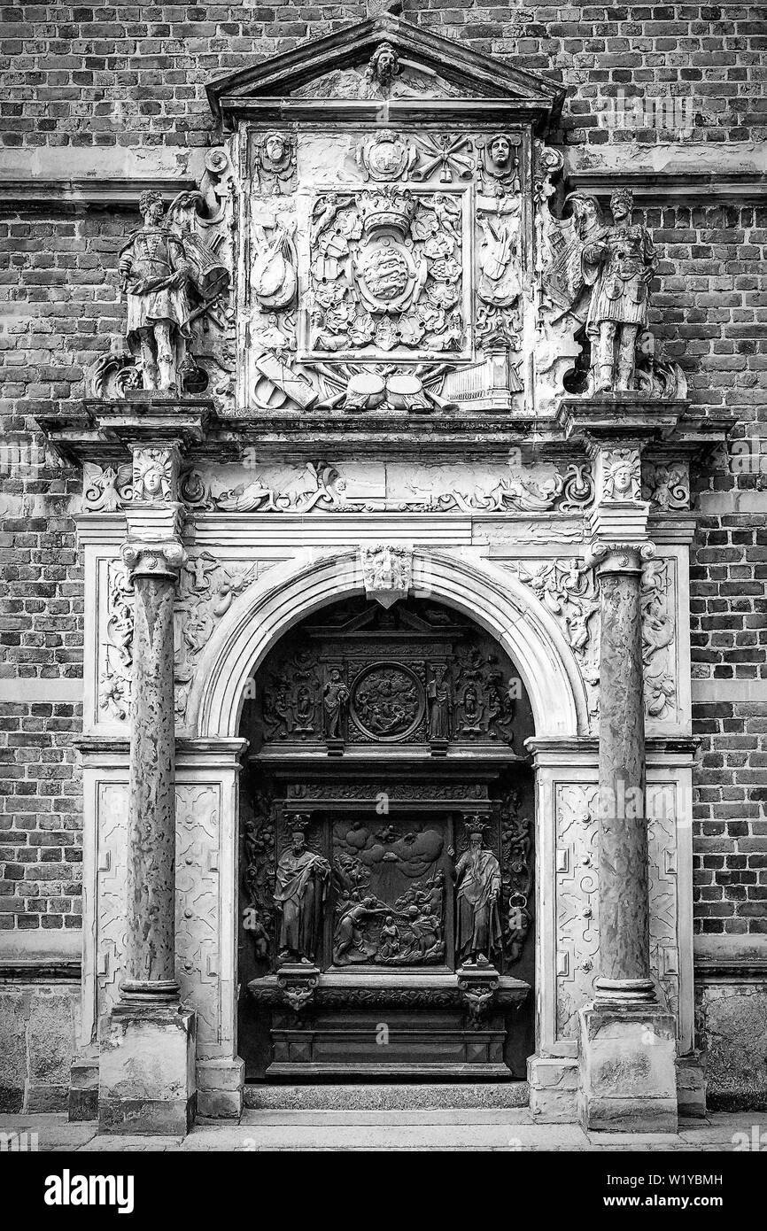 Frederiksborg ist eines der schönsten Schlösser in Dänemark in Horsholm gelegen. Stockfoto