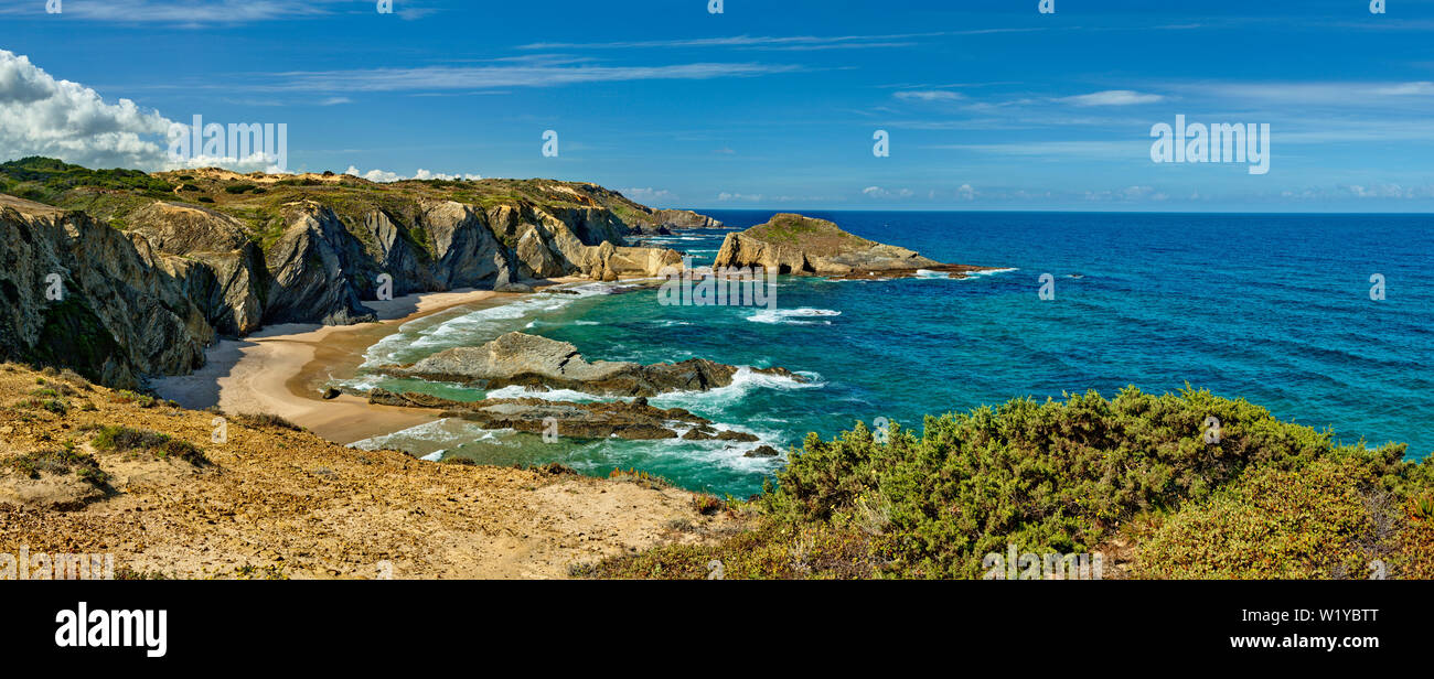 Zambujeira do Mar, Alentejo, Portugal Stockfoto