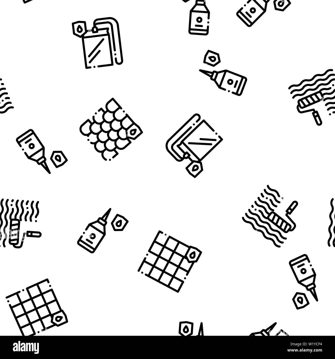 Wasserdichte Materialien Vektor nahtlose Muster Stock Vektor