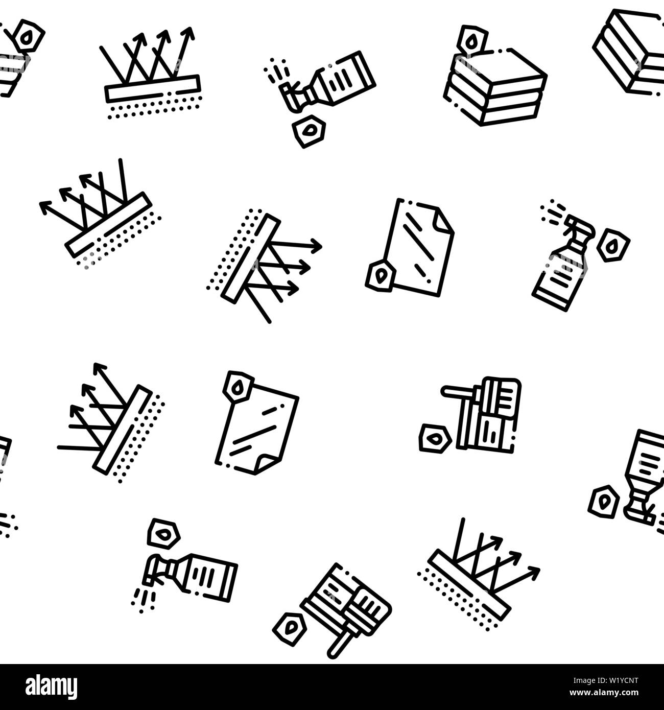 Wasserdichte Materialien Vektor nahtlose Muster Stock Vektor