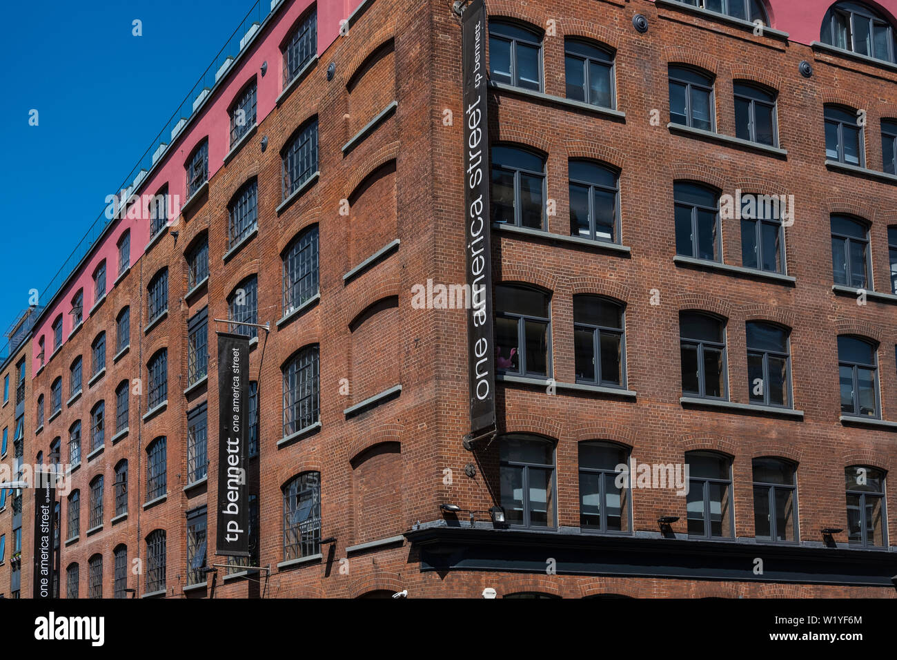 Man Amerika Street Lager Konvertierung, Stadtteil Southwark, London, England, Großbritannien Stockfoto