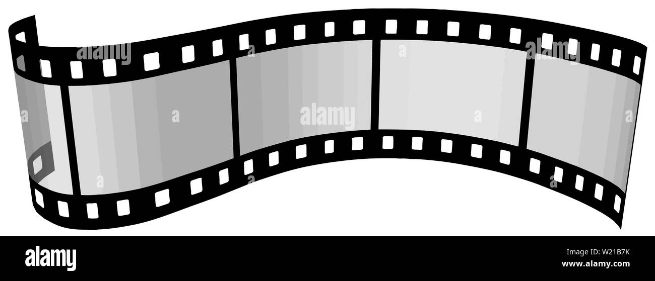 Fotografischer Film 35 mm Rolle frame Abbildung Stockfoto