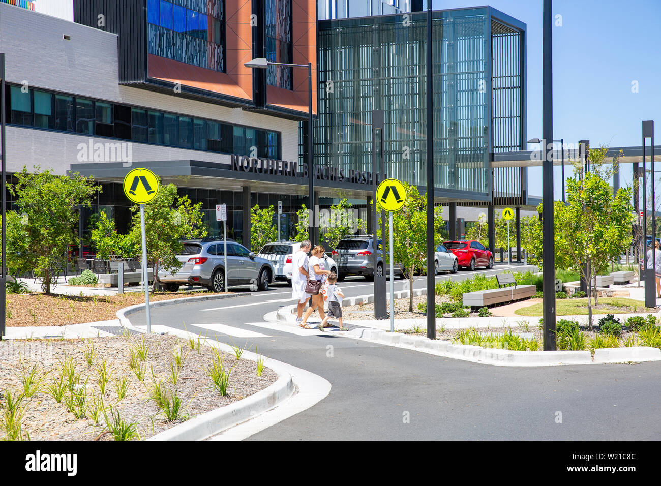 Sydney, Northern Beaches Krankenhaus ein modernes Akutkrankenhaus in Frenchs Forest, Sydney, Australien Stockfoto