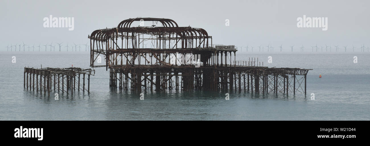 Brighton Pier West Stockfoto