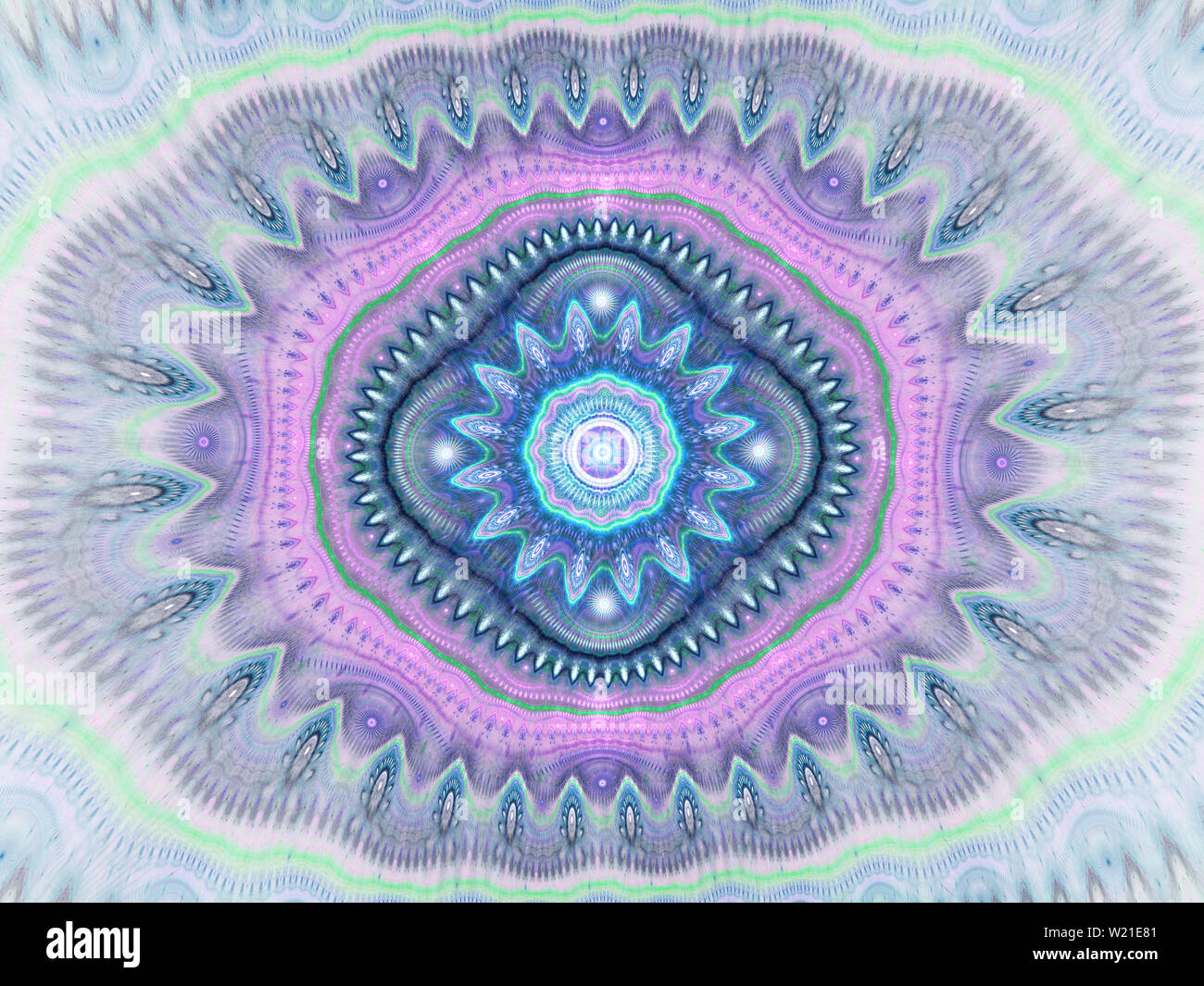 Kaleidoskop Muster abstrakt Hintergrund. Computer generierten geometrischen symmetrische ornament Design, für den Druck auf Leinwand, Fliesen, Bandanas, Platten, Stockfoto