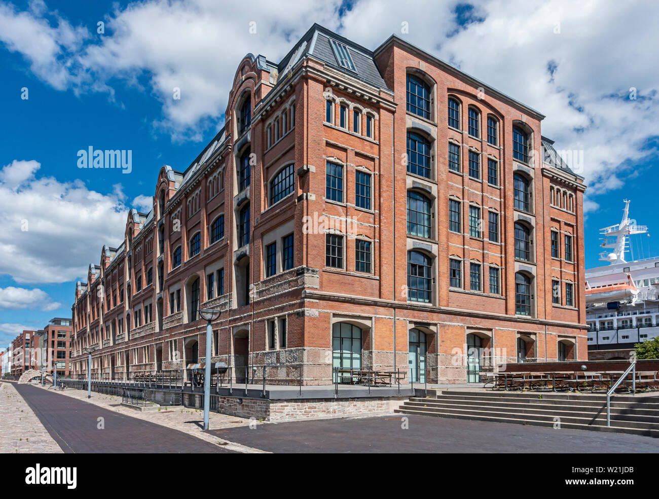 Wohnungen an Pakhuskaj Langelinie Hafen von Kopenhagen Kopenhagen Dänemark Europa Stockfoto