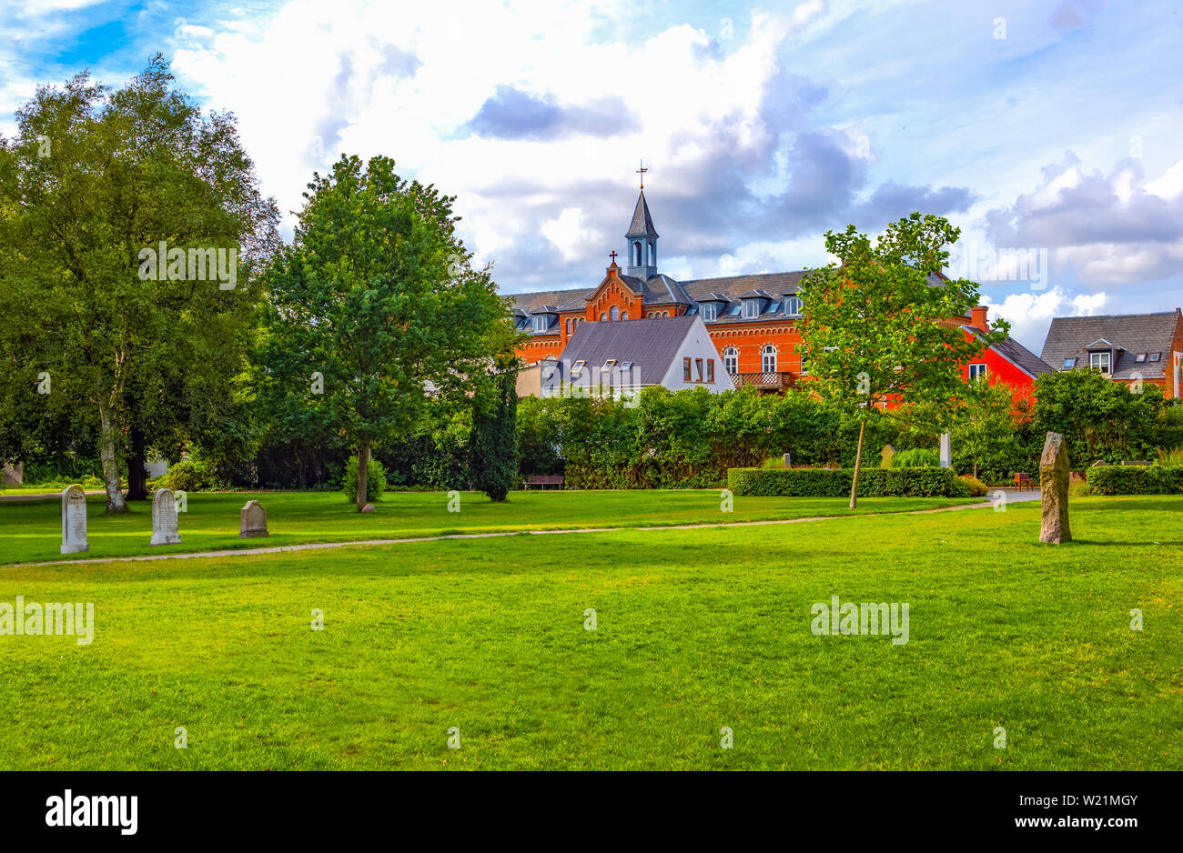 Dänemark, jütland Halbinsel, Esbjerg, die Grünflächen der Stadt Stockfoto