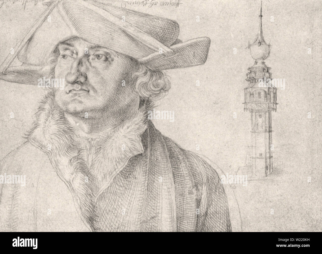 Albrecht Dürer - Porträt Lazarus Ravensburger Türmchen Gericht Lier Antwerpen Stockfoto