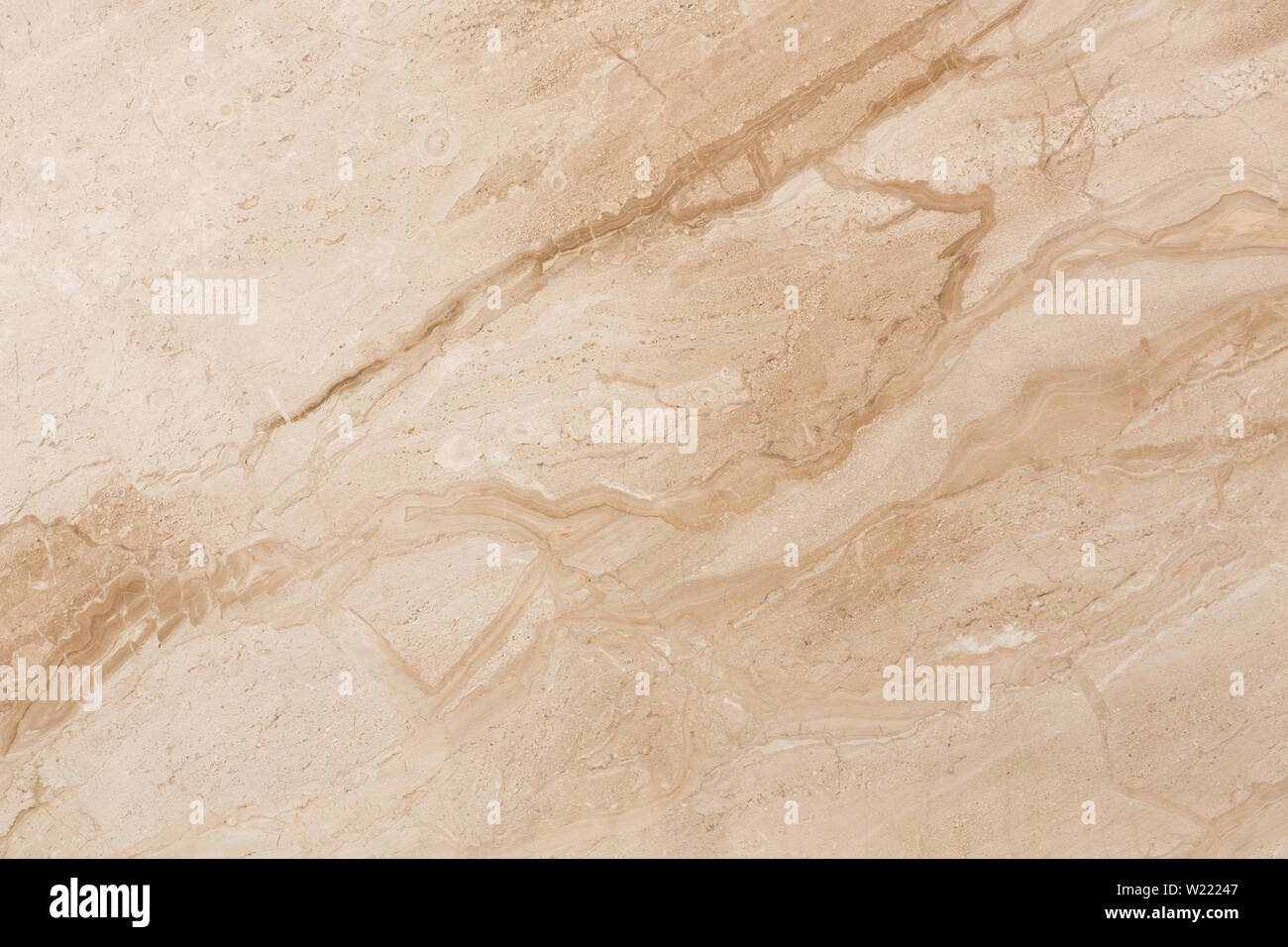 Beige Travertin Textur für perfektes Design. Hochwertige Textur in extrem hoher Auflösung. Stockfoto