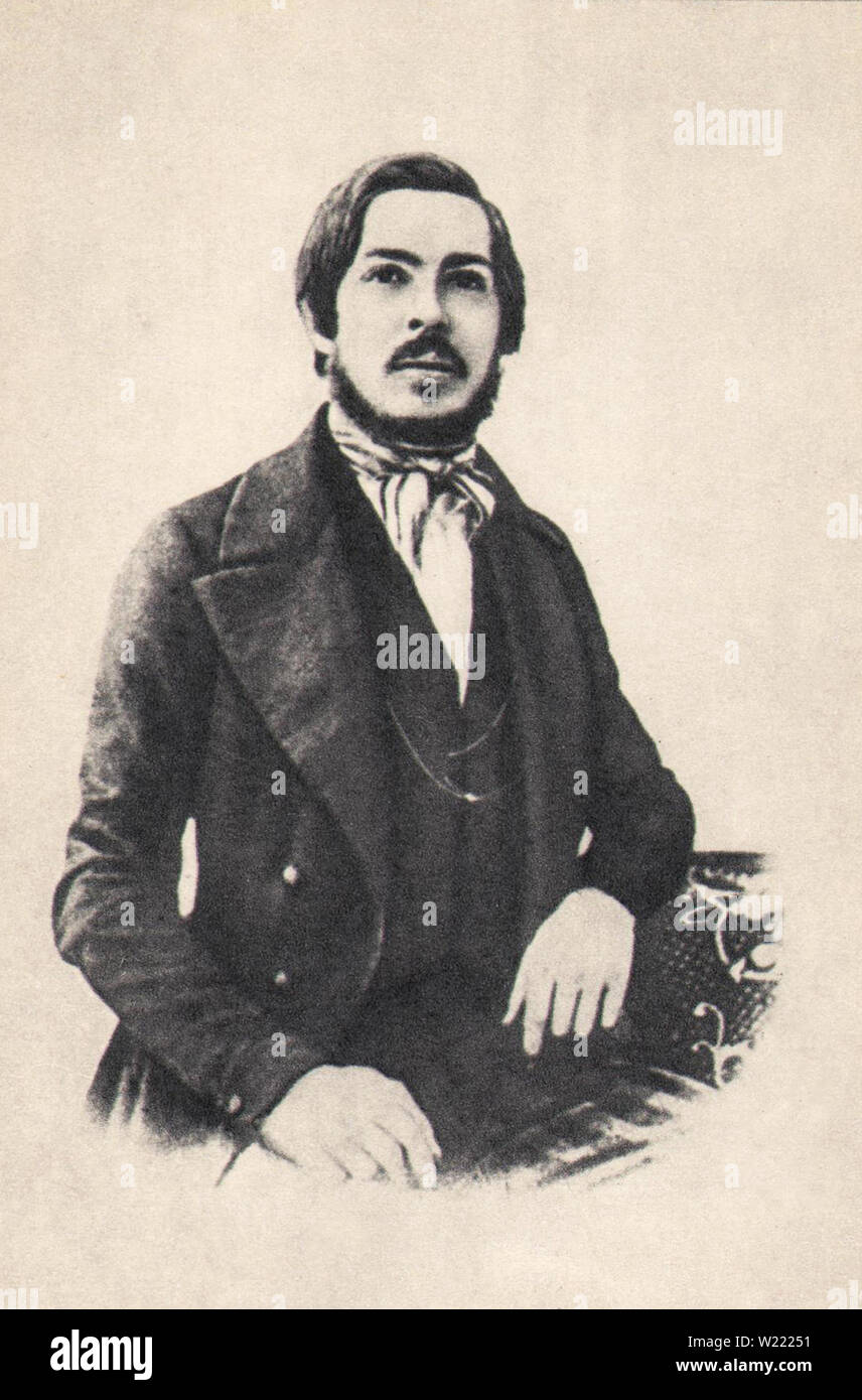 Friedrich Engels. 1844 - 1845. Stockfoto