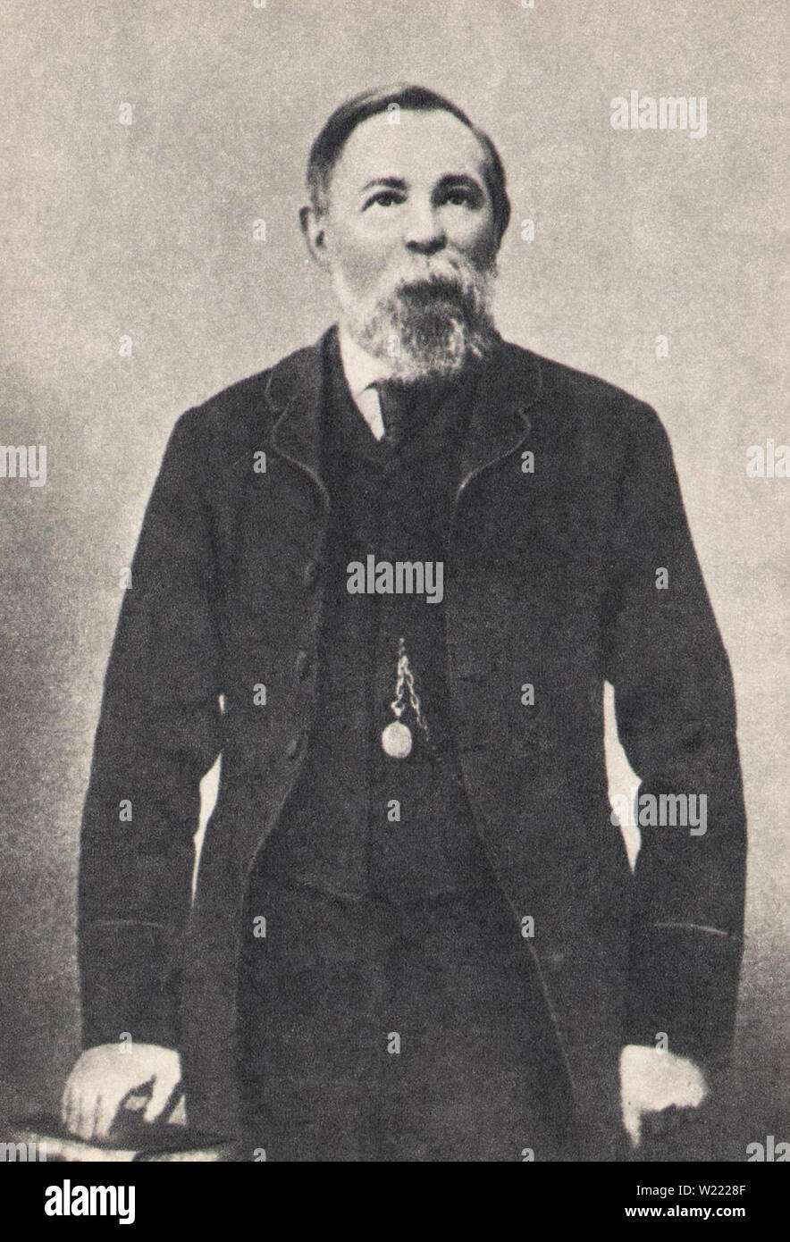Friedrich Engels. 1891. Stockfoto